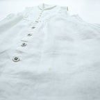 KAPITAL Japan Made Linen Sleeveless Dress S White Shirt