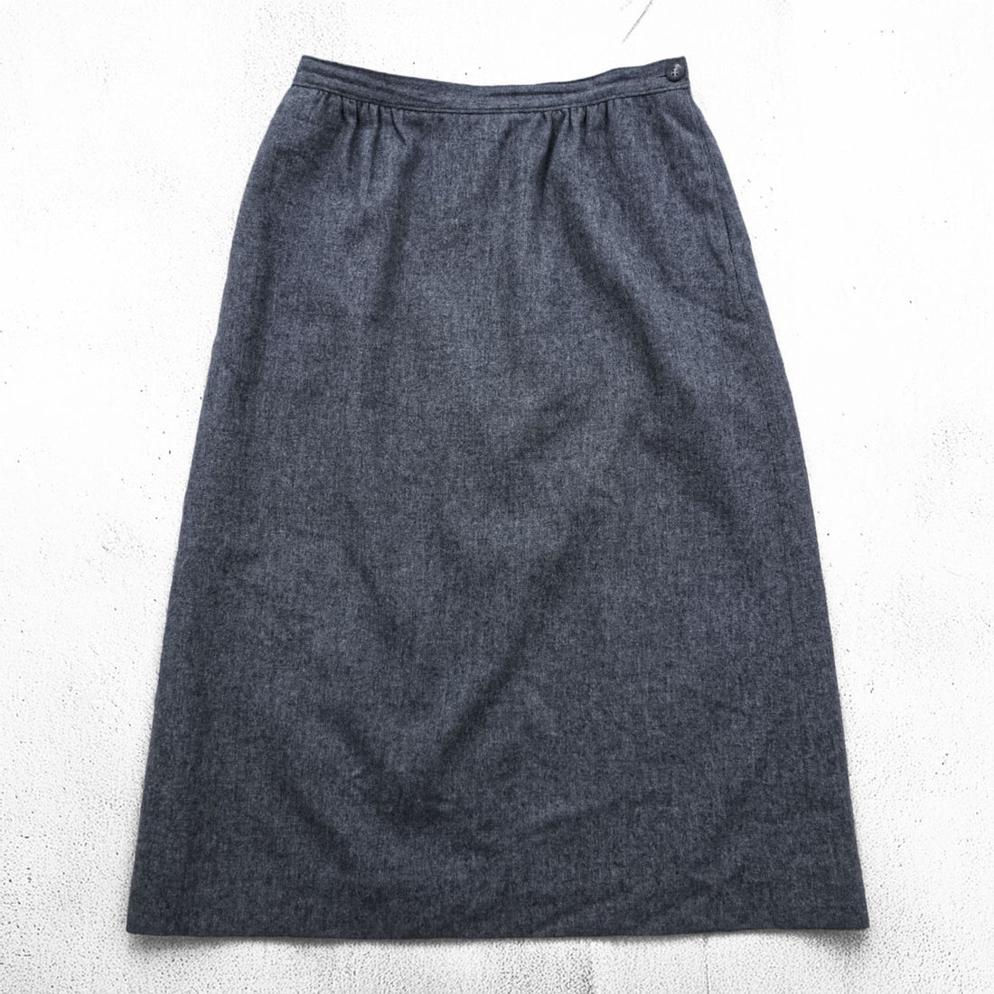 PENDLETON 70年代 ヴィンテージ USA製 ロングスカート XL グレー PURE VIRGIN WOOL ウール