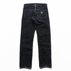 Carhartt WIP KLONDIKE PANT Black Denim Button Fly M Made in Tunisia IO24945