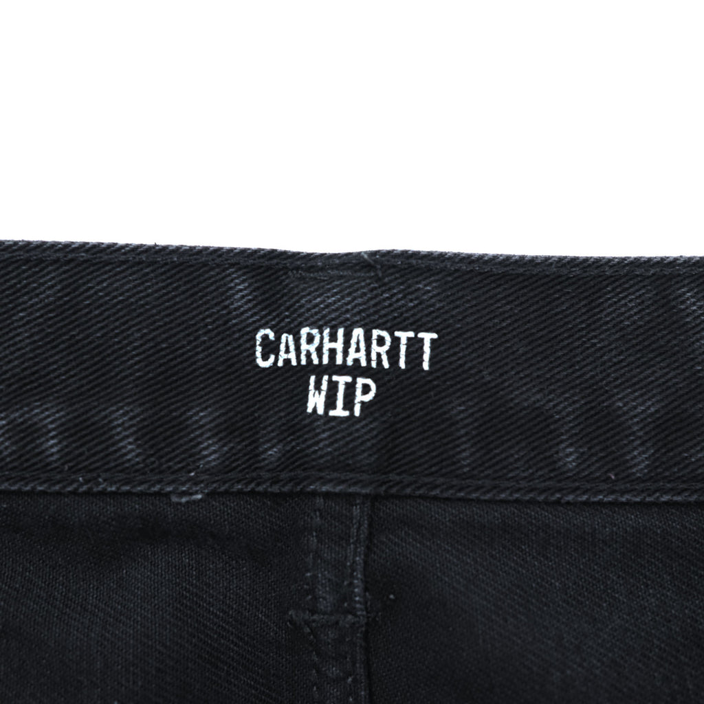 Carhartt WIP KLONDIKE PANT Black Denim Button Fly M Made in Tunisia IO24945