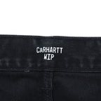 Carhartt WIP KLONDIKE PANT Black Denim Button Fly M Made in Tunisia IO24945