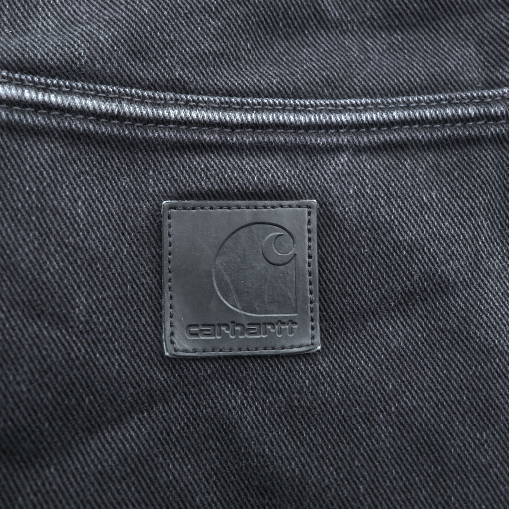 Carhartt WIP KLONDIKE PANT Black Denim Button Fly M Made in Tunisia IO24945
