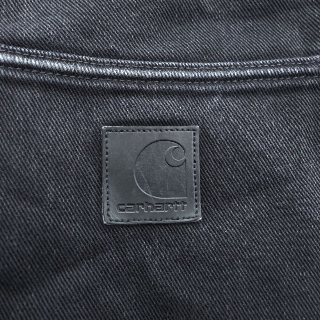 Carhartt WIP KLONDIKE PANT Black Denim Button Fly M Made in Tunisia IO24945