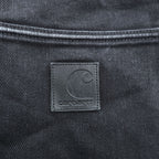 Carhartt WIP KLONDIKE PANT Black Denim Button Fly M Made in Tunisia IO24945
