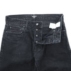 Carhartt WIP KLONDIKE PANT Black Denim Button Fly M Made in Tunisia IO24945