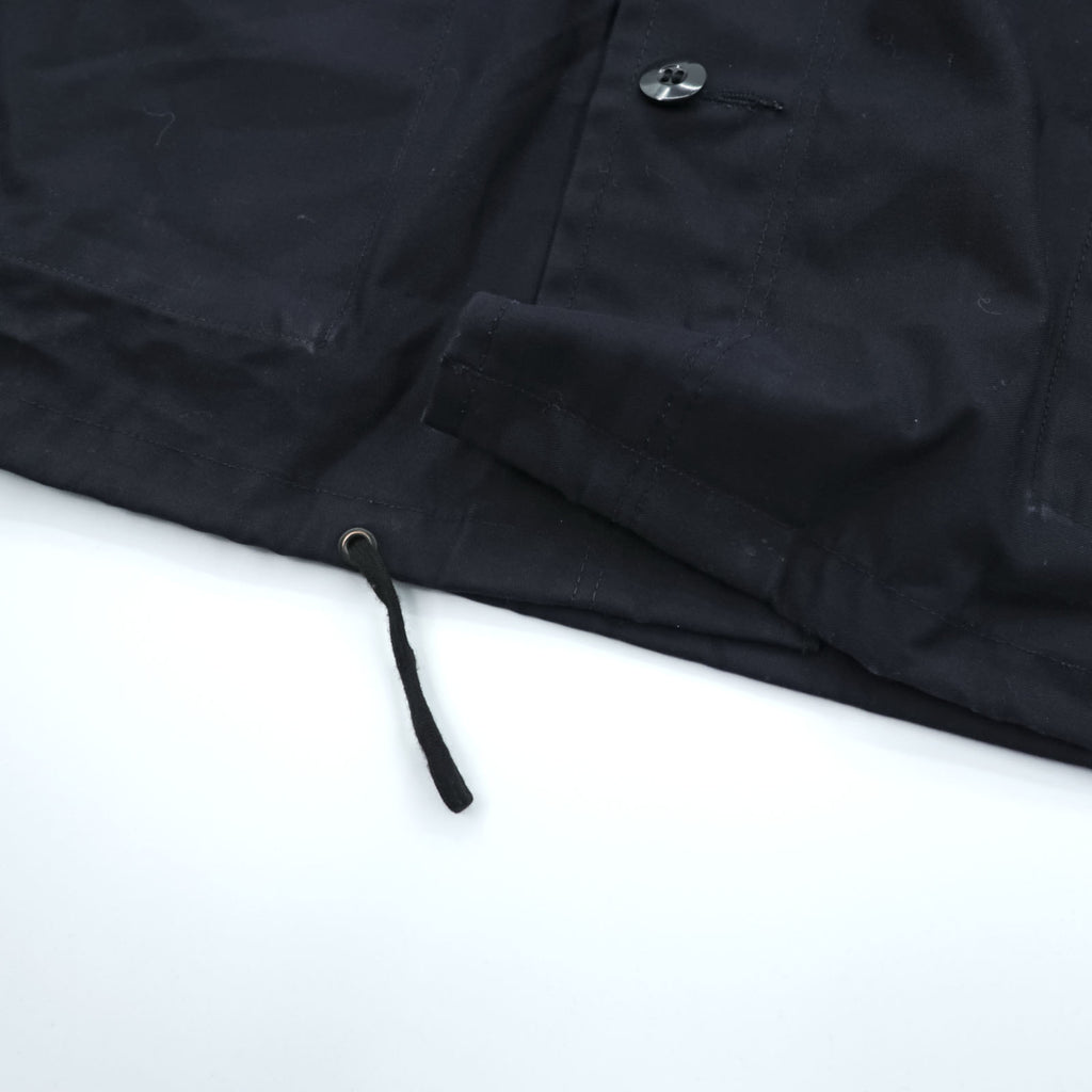 80s Vintage German Military SCHWARZ PASSAU Hooded Field Parka Coat Navy Size 54 1985