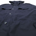 80s Vintage German Military SCHWARZ PASSAU Hooded Field Parka Coat Navy Size 54 1985
