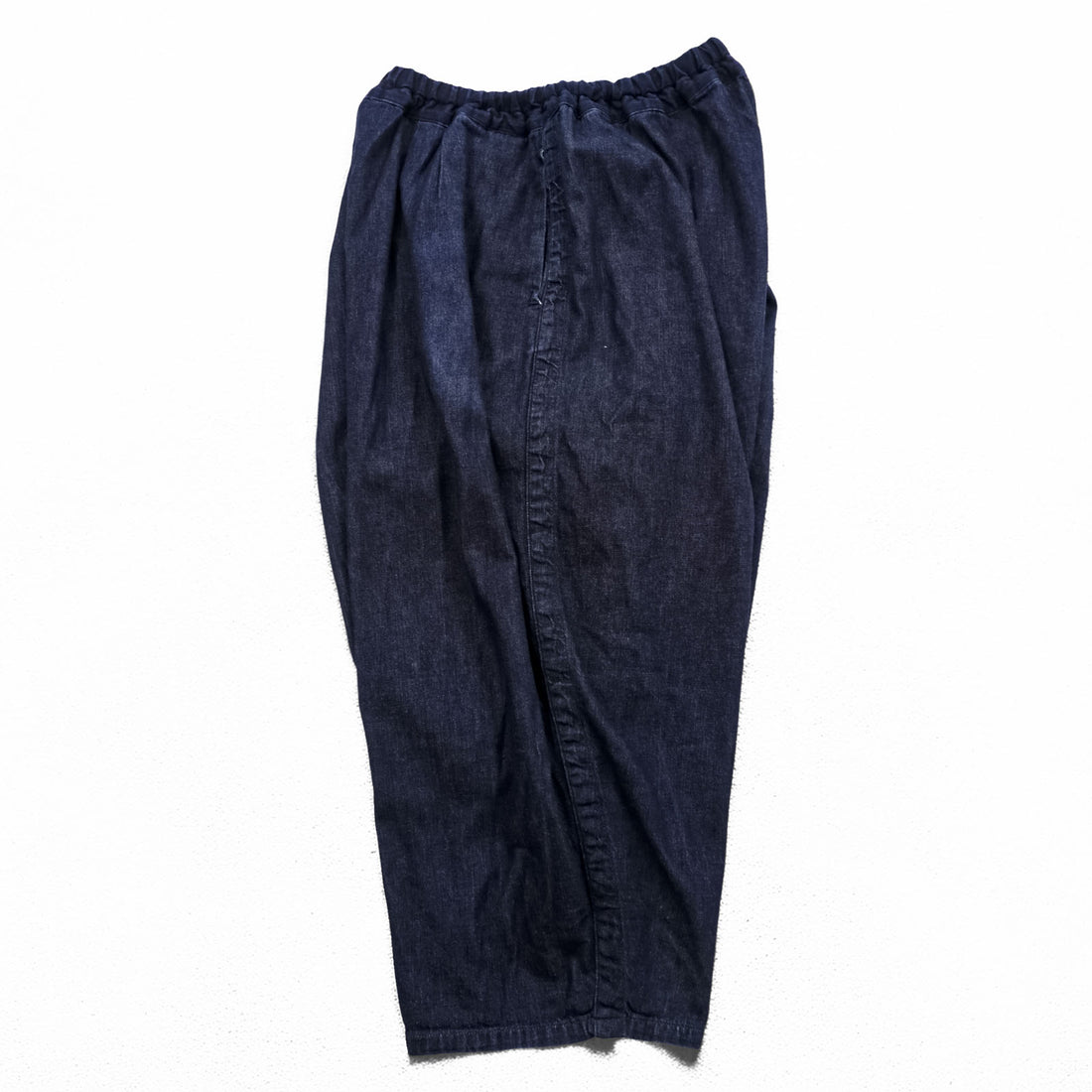 ORDINARY FITS 日本製 ボールパンツ BALL PANTS DENIM ワイド イージー デニムパンツ FREE インディゴ 濃紺 タック  プリーツ バルーンシルエット