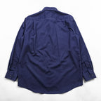 L.L.Bean ボタンダウンシャツ 長袖シャツ M ネイビー 胸ポケット WRINKLE RESISTANT 形態安定 264077