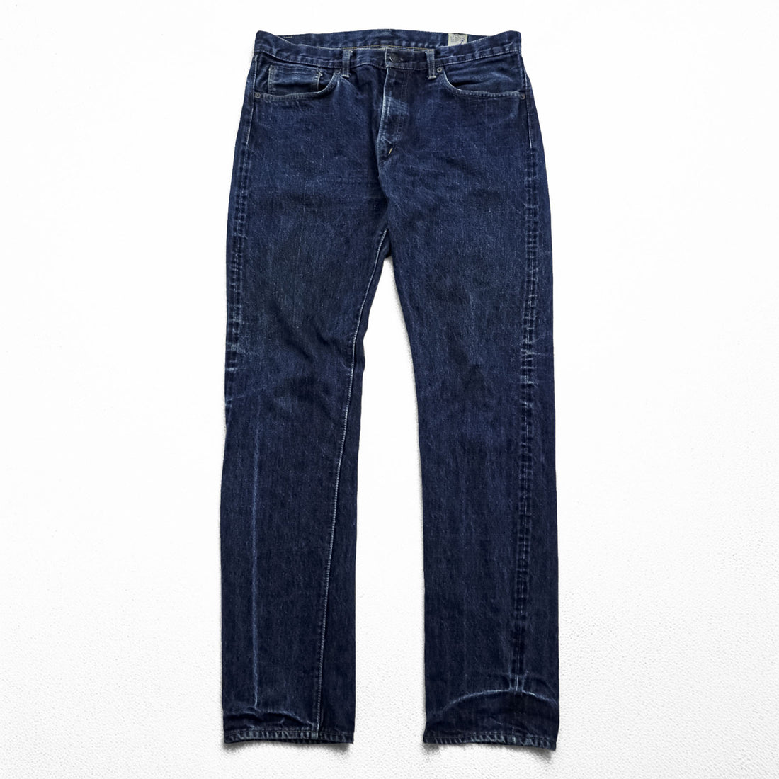 orSlow 日本製 107 IVY FIT セルヴィッチ デニムパンツ ジーンズ XL インディゴ 5ポケット ベーシック