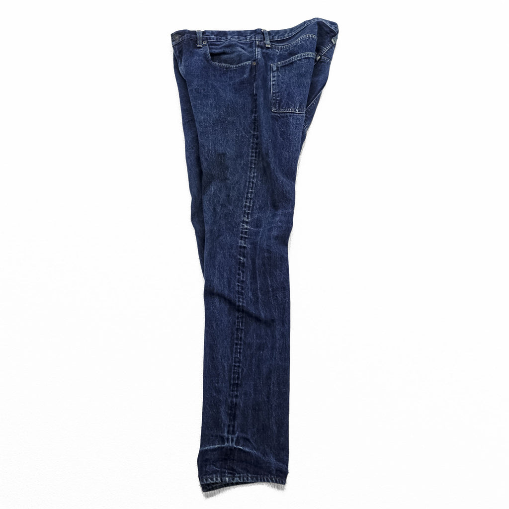 orSlow 日本製 107 IVY FIT セルヴィッチ デニムパンツ ジーンズ XL インディゴ 5ポケット ベーシック