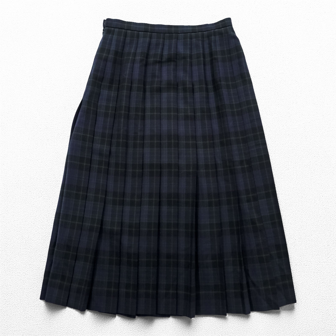 BURBERRY 90年代 ヴィンテージ 日本製 チェック プリーツ スカート L グリーン ネイビー ブラックウォッチ