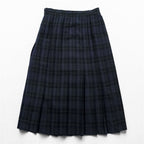 BURBERRY 90年代 ヴィンテージ 日本製 チェック プリーツ スカート L グリーン ネイビー ブラックウォッチ