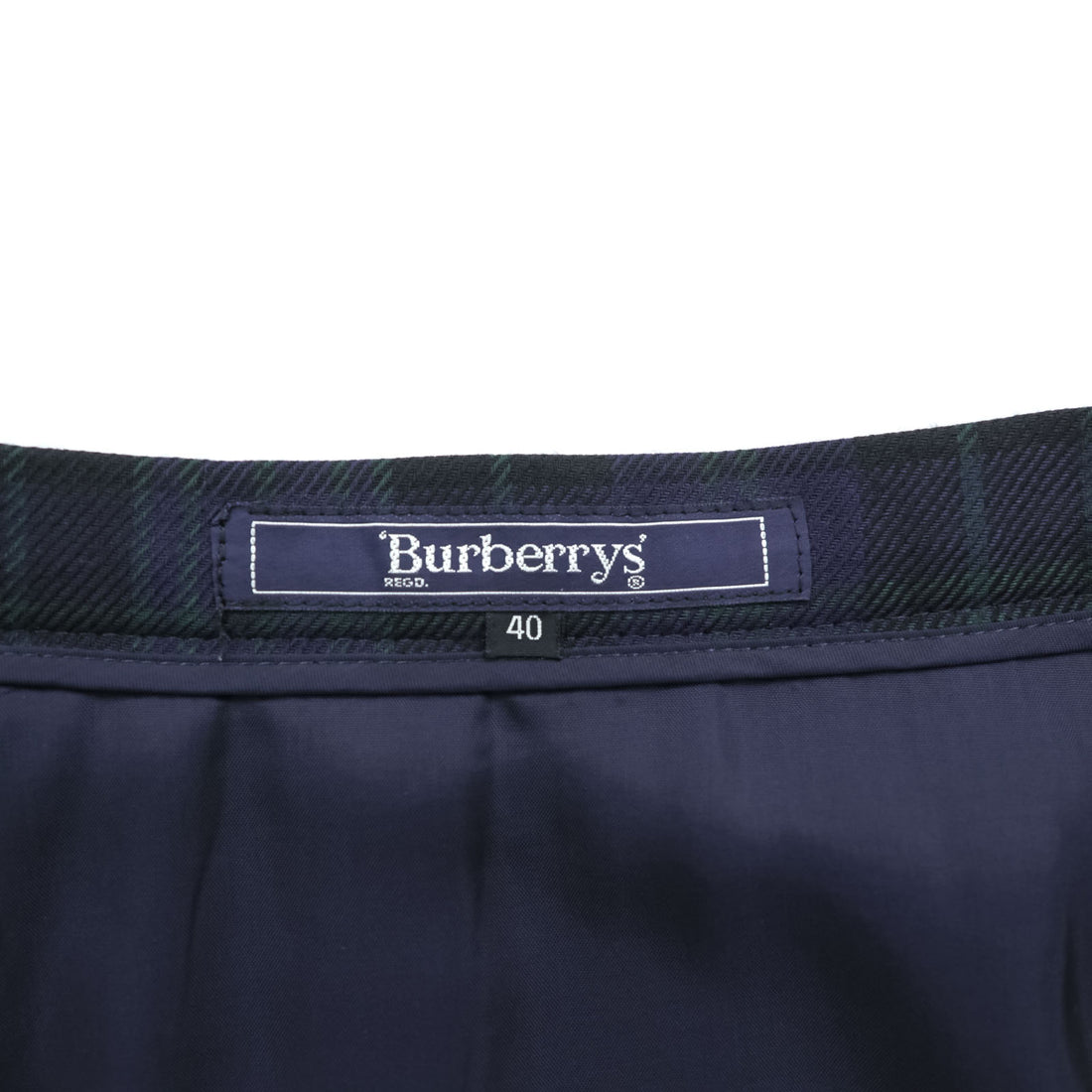 BURBERRY 90年代 ヴィンテージ 日本製 チェック プリーツ スカート L グリーン ネイビー ブラックウォッチ