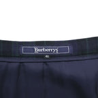 BURBERRY 90年代 ヴィンテージ 日本製 チェック プリーツ スカート L グリーン ネイビー ブラックウォッチ