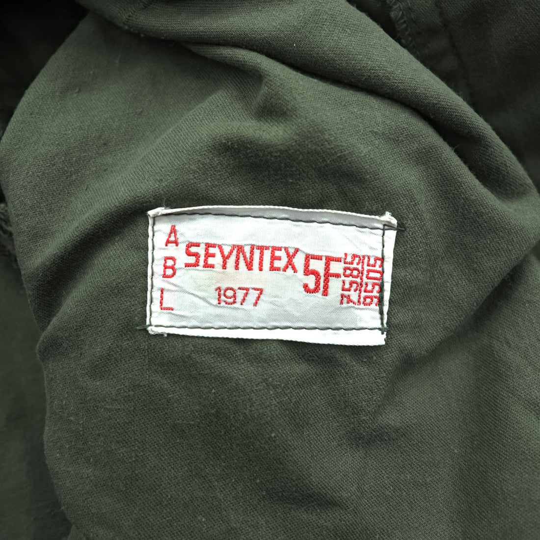 70年代 ベルギー軍 ヴィンテージ M-64 モッズコート フィールドパーカー L ドローコード SEYNTEX 1977
