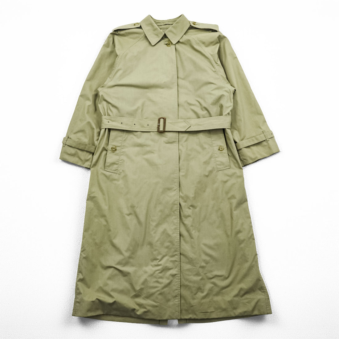 BURBERRY 英国製 90年代 ヴィンテージ バルマカーン ステンカラーコート トレンチコート XL ベルト付 エポレット 裏地チェック イングランド製