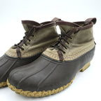 L.L.Bean USA製 ビーンブーツ ハンティングブーツ 27cm ブラウン キャンバス ラバー MAINE HUNTING SHOE 270716