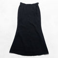 YVES SAINT LAURENT フランス製 80年代 ヴィンテージ ロング スカート L ブラック マーメイド フレア rive gauche