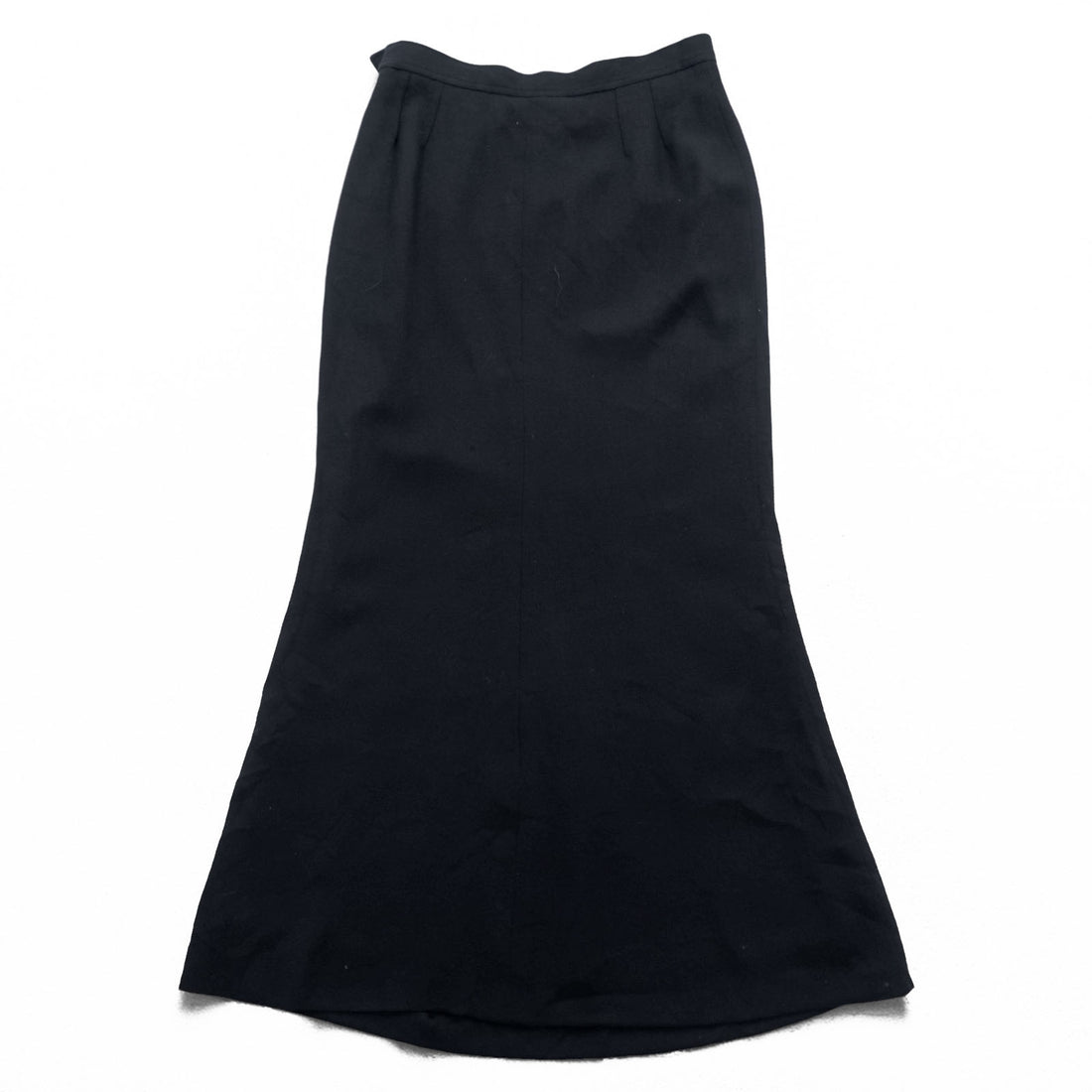 YVES SAINT LAURENT フランス製 80年代 ヴィンテージ ロング スカート L ブラック マーメイド フレア rive gauche