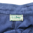 L.L.Bean 80年代 ヴィンテージ アジャスタブル ロングスカート L ブルー フロントボタン Aライン フレア  サイドポケット