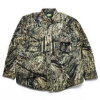 Cabela’s 90年代 リアルツリーカモ アウトドア ハンティングシャツ 長袖シャツ XL カーキ ブラウン