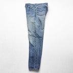 Vintage 90s Levi’s 881 0216 Orange Tab Light Blue Tapered Jeans High Rise W36 L32 1995