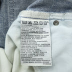 Vintage 90s Levi’s 881 0216 Orange Tab Light Blue Tapered Jeans High Rise W36 L32 1995