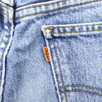 Vintage 90s Levi’s 881 0216 Orange Tab Light Blue Tapered Jeans High Rise W36 L32 1995