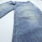 Vintage 90s Levi’s 881 0216 Orange Tab Light Blue Tapered Jeans High Rise W36 L32 1995