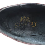 Vintage Stafford Burgundy Leather Wingtip Oxford Shoes USA Made 9.5D