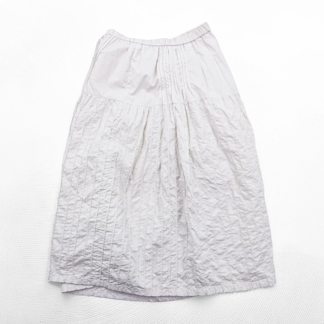 ISSEY MIYAKE Gathered Flare Skirt M Pink HaaT HaaTH HA02FG762