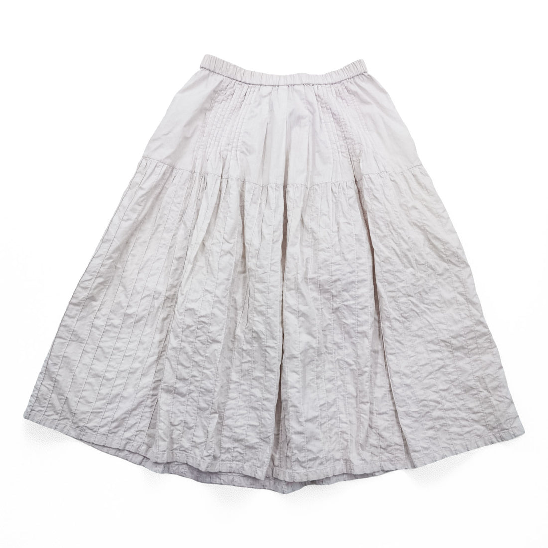 ISSEY MIYAKE Gathered Flare Skirt M Pink HaaT HaaTH HA02FG762