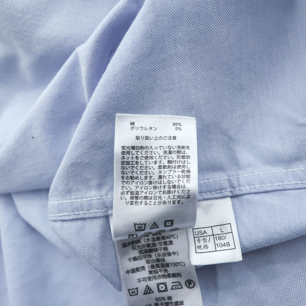Brooks Brothers オックスフォード ボタンダウンシャツ L ブルー ワンポイントロゴ REGENT