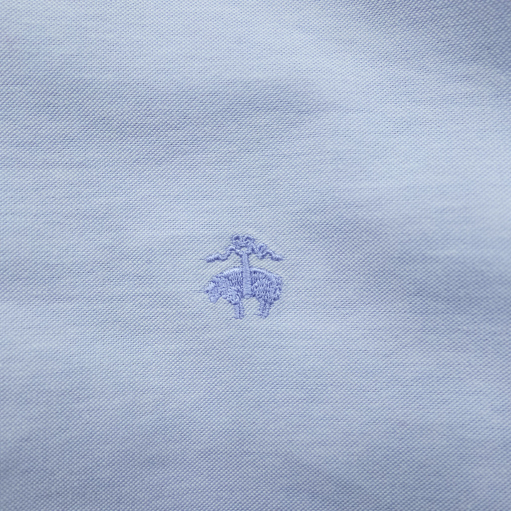Brooks Brothers オックスフォード ボタンダウンシャツ L ブルー ワンポイントロゴ REGENT