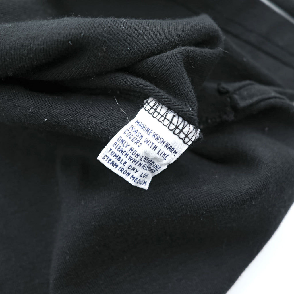Polo Ralph Lauren 90s Vintage Turtleneck Long Sleeve T-Shirt, Size L, Black, Small Pony Embroidery