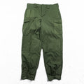 70s Vintage Belgian Army M64 Field Cargo Pants SEYNTEX 1975 Olive Green Cotton Satin Military Trousers Vintage