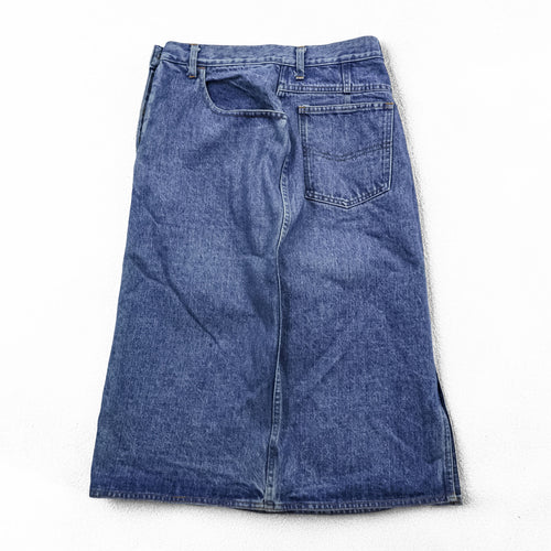 ARMANI JEANS 90年代 イタリア製 ヴィンテージ デニム ロングスカート M インディゴ ブルー