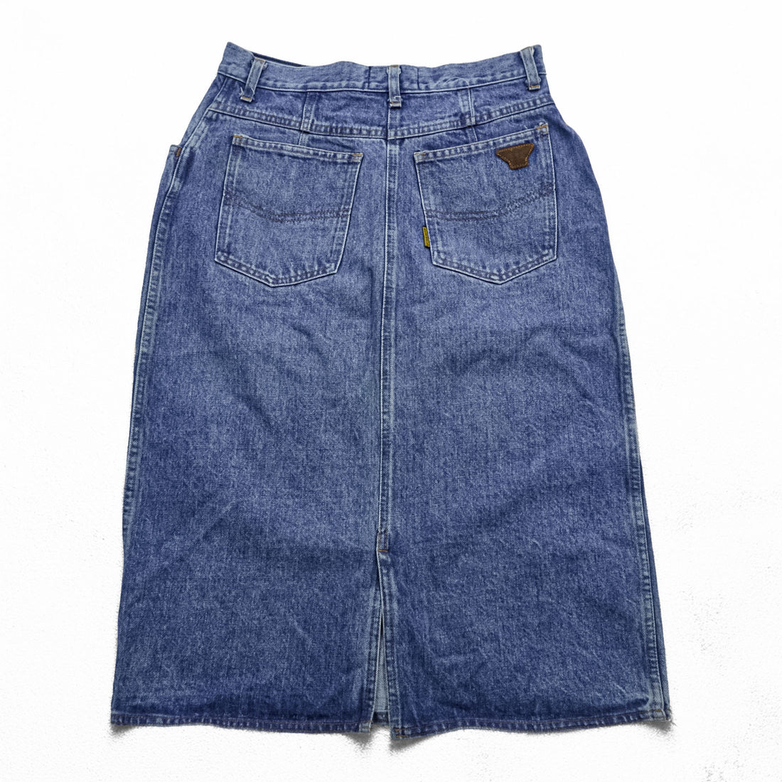 ARMANI JEANS 90年代 イタリア製 ヴィンテージ デニム ロングスカート M インディゴ ブルー