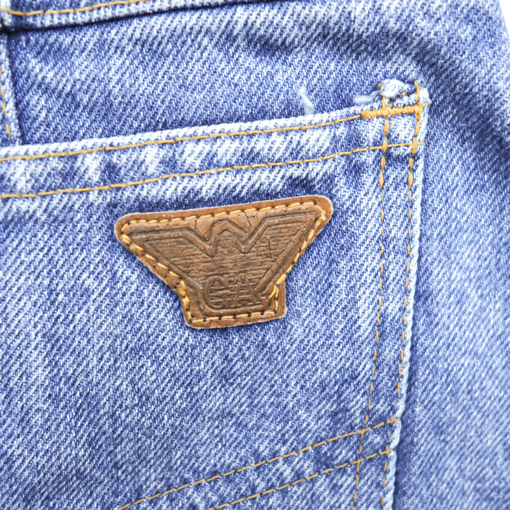 ARMANI JEANS 90年代 イタリア製 ヴィンテージ デニム ロングスカート M インディゴ ブルー