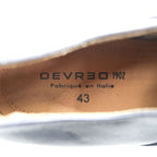 Vintage Italian-made dress shoes, leather shoes, US size 9.5, navy, DEVRED