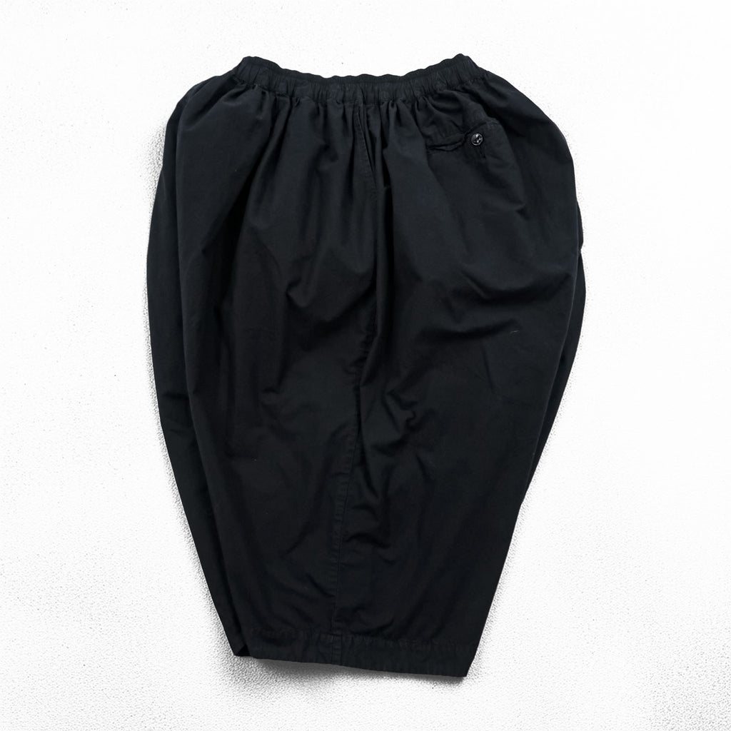 GOLD Toyo Enterprise Japan Made Big Short Pants FREE Black COTTON BROAD GATHER SHORTS GL51705