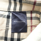 BURBERRY LONDON イタリア製 ノバチェック タイト スカート L ベージュ 膝丈 コットン ストレッチ