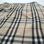 BURBERRY LONDON イタリア製 ノバチェック タイト スカート L ベージュ 膝丈 コットン ストレッチ