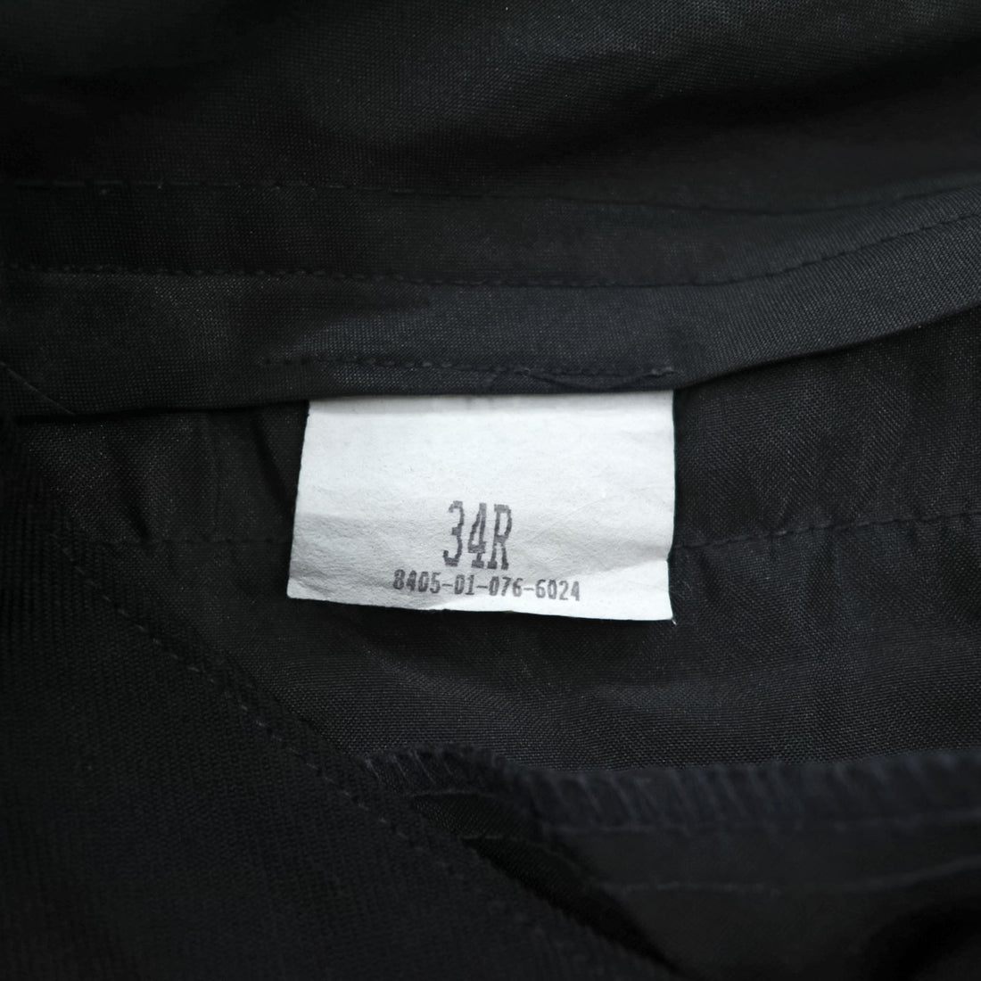 Vintage 1990s US Navy 13-Button Sailor Pants, Size L, Black. DSCP BY OMEGA APPAREL INC. 8405-01-076-6024
