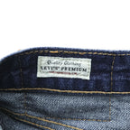 Levi's 501 ビッグE デニムパンツ ジーンズ M インディゴ レザーパッチ ボタンフライ PREMIUM 00501-0101