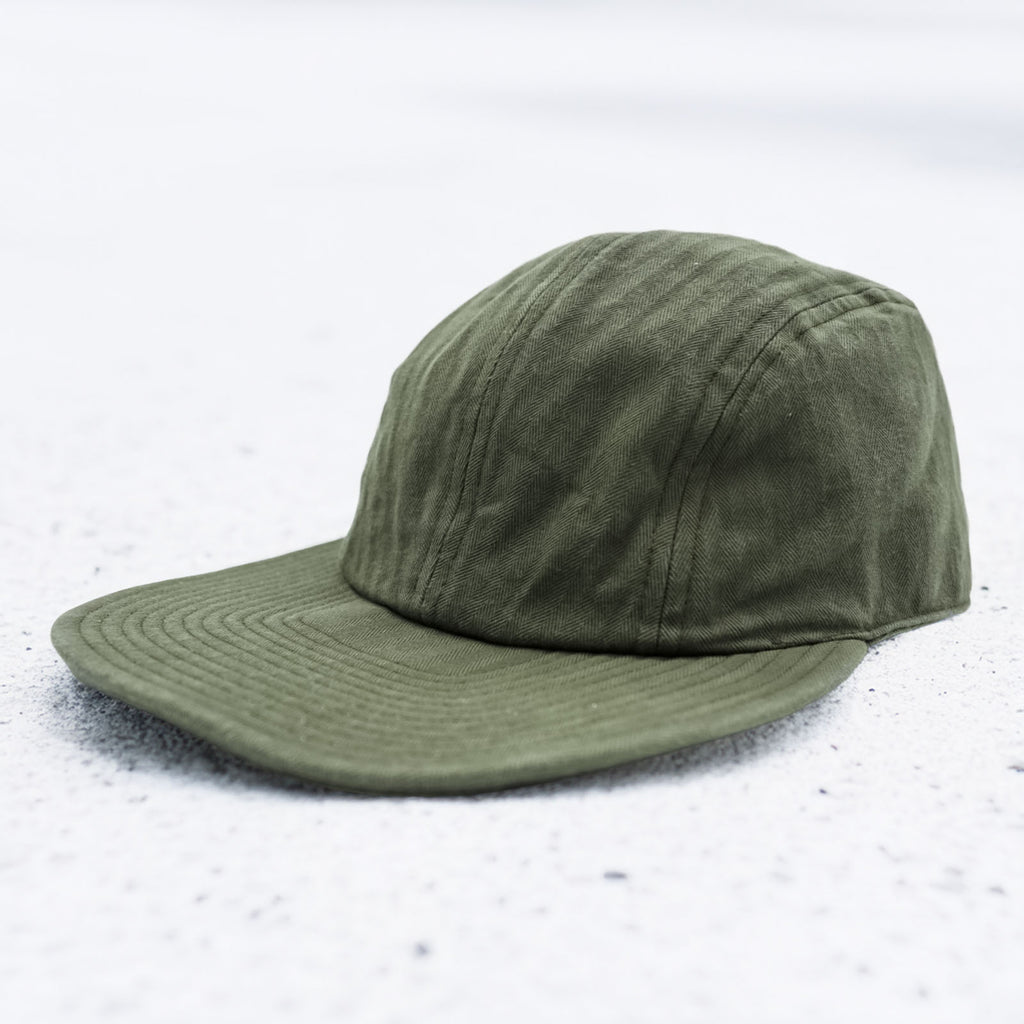 BUZZ RICKSON'S Japan Made US NAVY Herringbone Cap Khaki BR02714