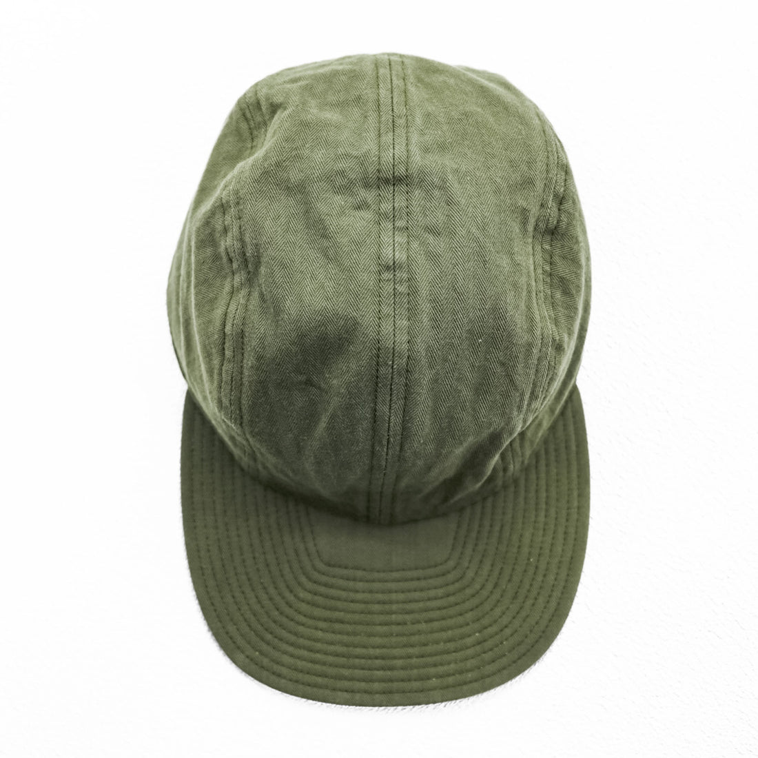 BUZZ RICKSON'S Japan Made US NAVY Herringbone Cap Khaki BR02714