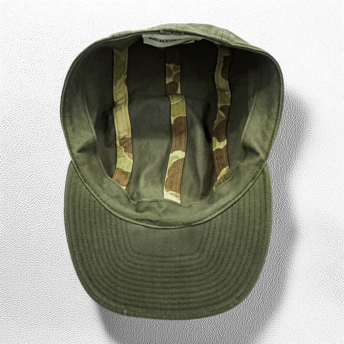 BUZZ RICKSON'S Japan Made US NAVY Herringbone Cap Khaki BR02714