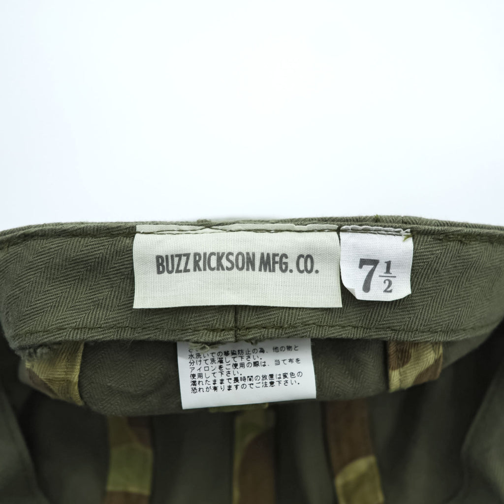 BUZZ RICKSON'S Japan Made US NAVY Herringbone Cap Khaki BR02714